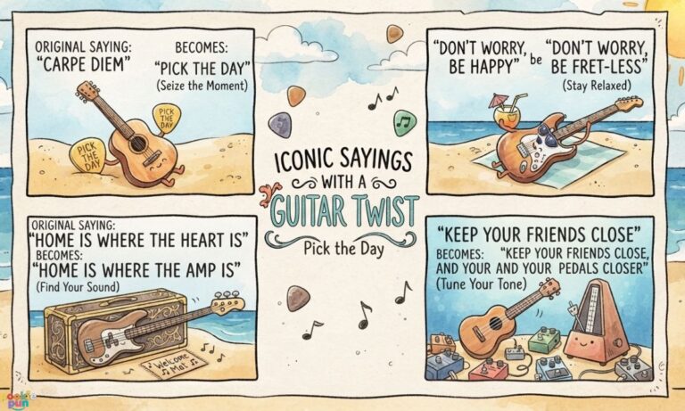 135+ Guitar Puns
