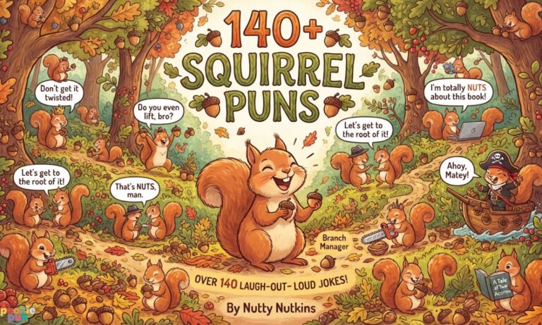 140+ Squirrel Puns