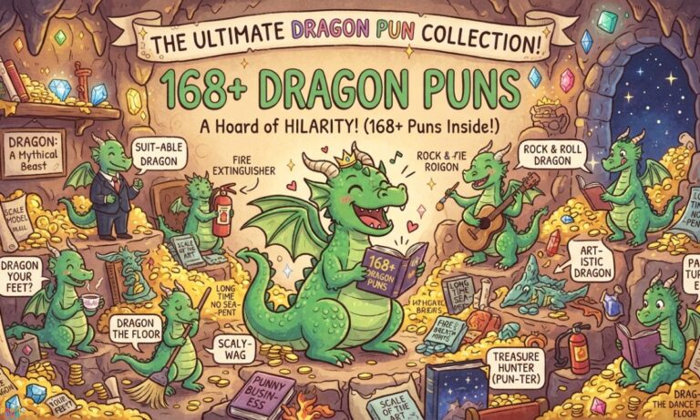168+ Dragon Puns
