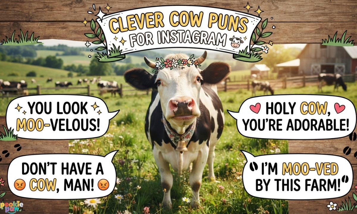 Cow Puns for Instagram