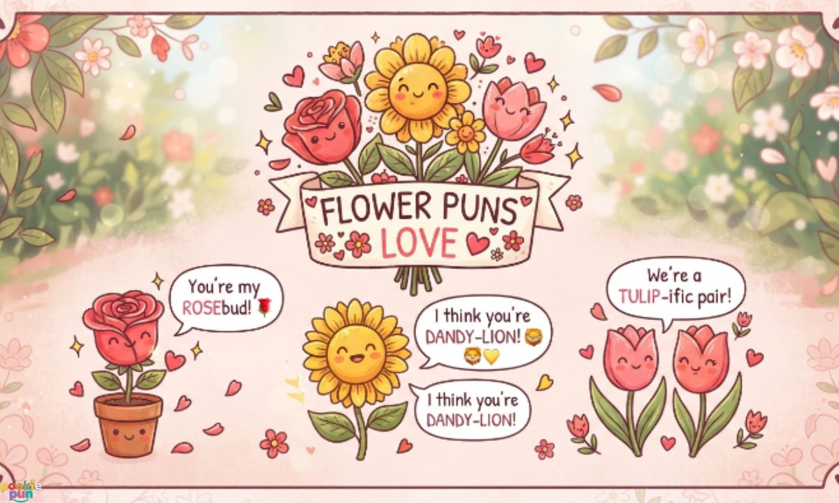 Flower Puns Love 🌸❤️