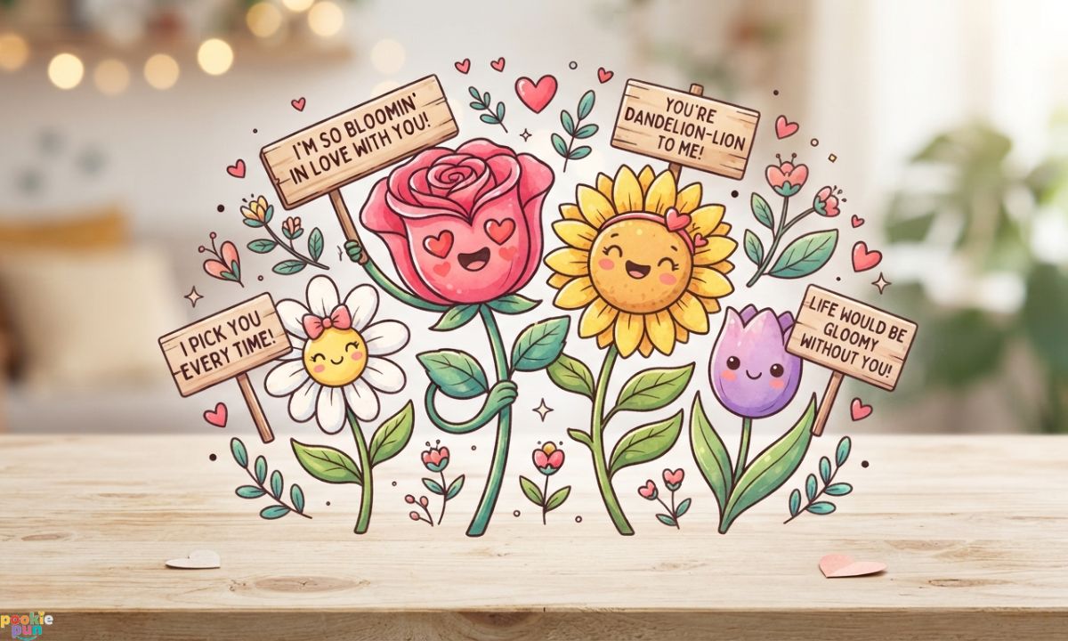 Flower Valentine Puns