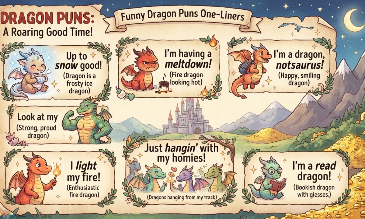 Funny Dragon Puns One-Liners