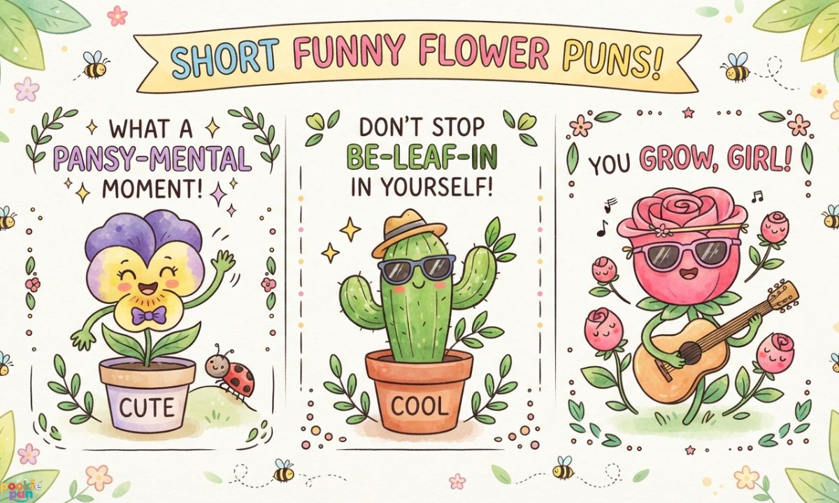Funny Flower Puns