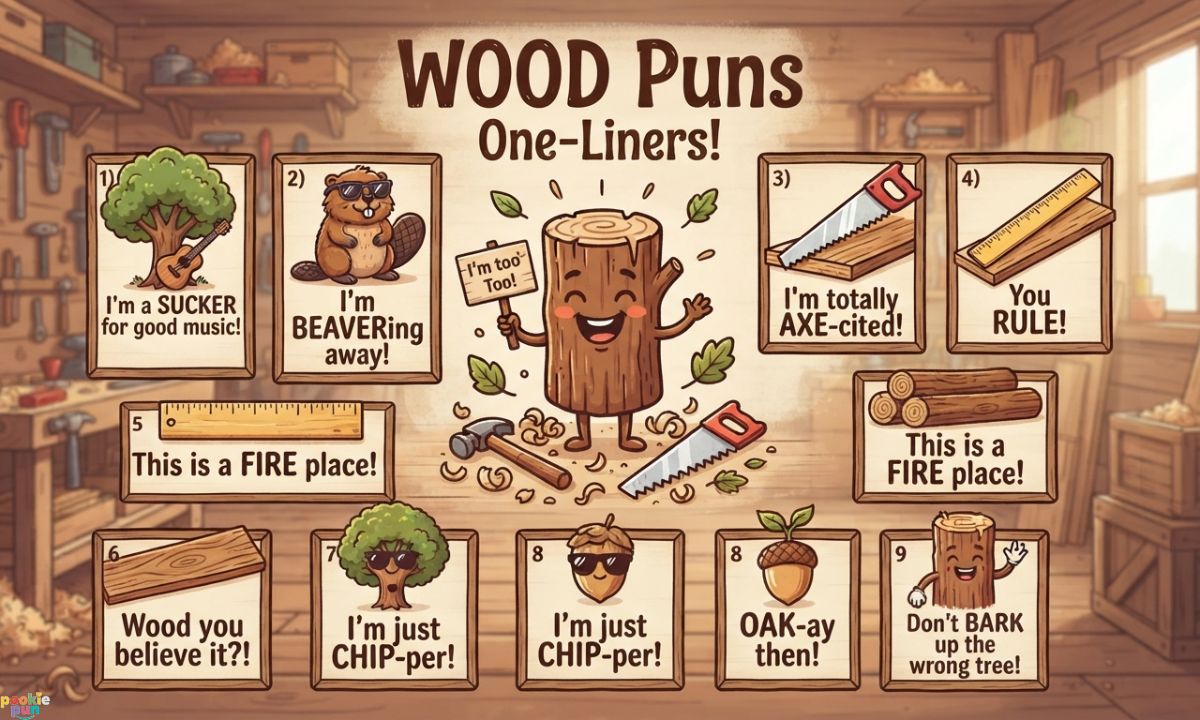 Funny Wood Puns One Liners