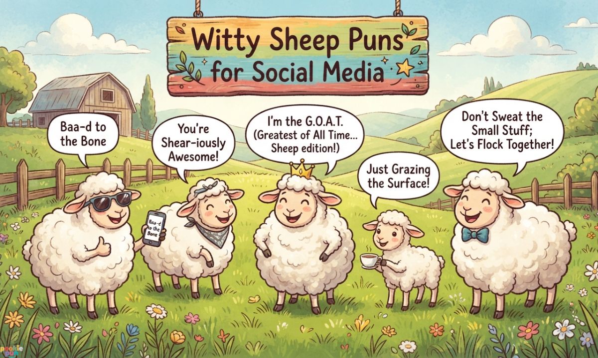  Sheep Puns for Social Media