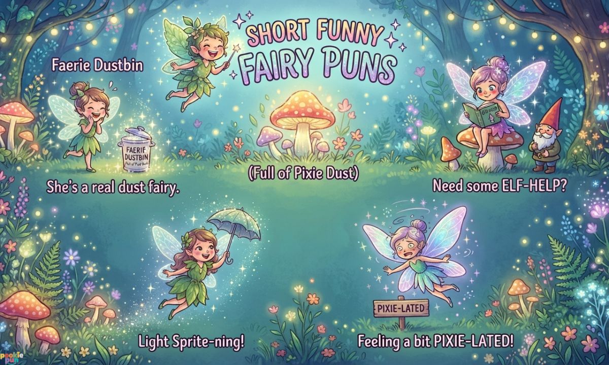 Short Funny Fairy Puns