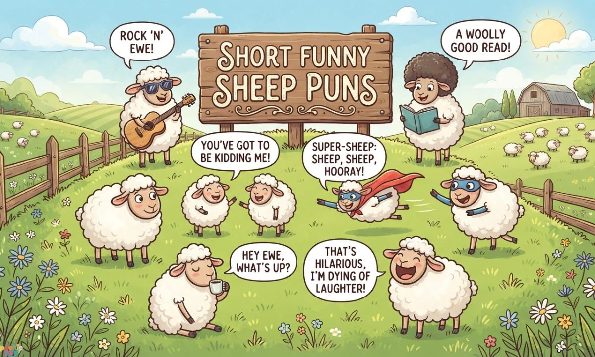 Short Funny Sheep Puns