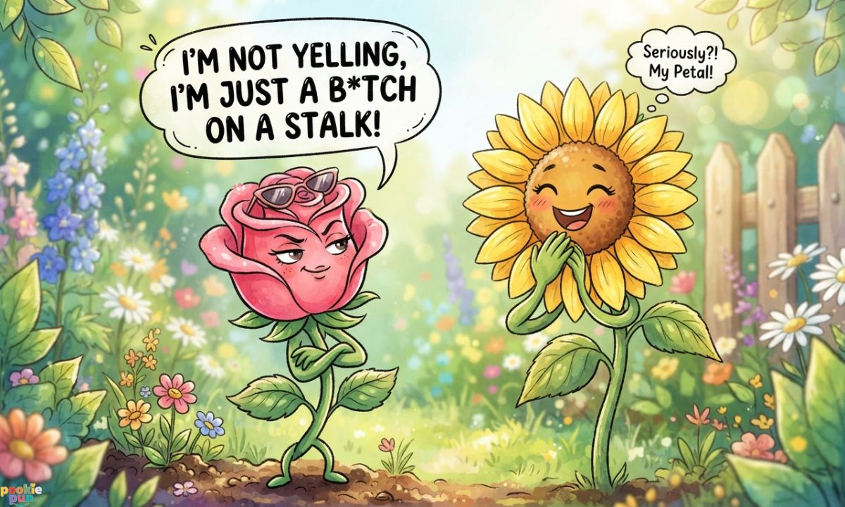 Silly & Sassy Flower Wordplay