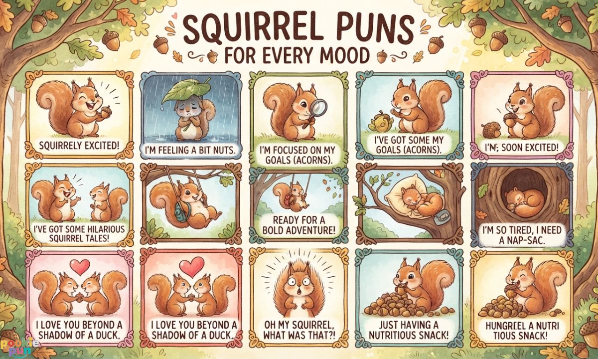 Squirrel Puns for Every Mood