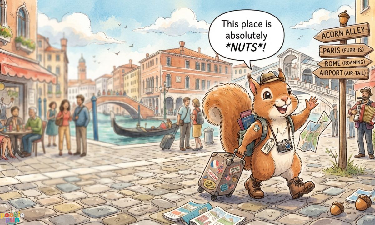 Squirrel Puns for Tourists