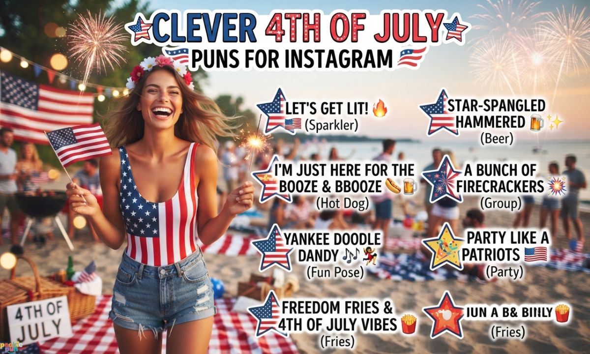 4th of July Puns for Instagram