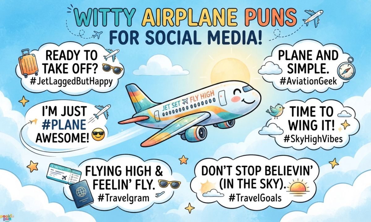 Airplane Puns for Social Media