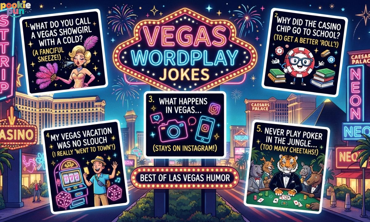 Best Vegas-Themed Wordplay Jokes