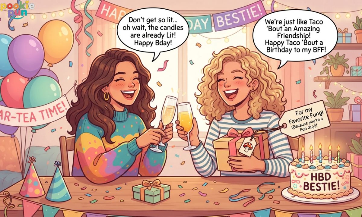 Birthday Puns for Best Friends