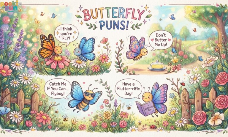 Butterfly Puns