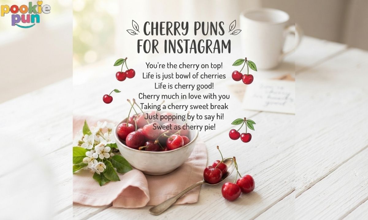 Cherry Puns for Instagram