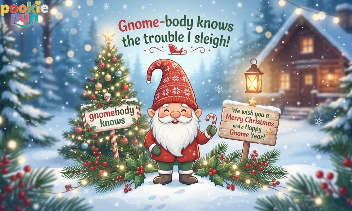 Christmas Gnome puns