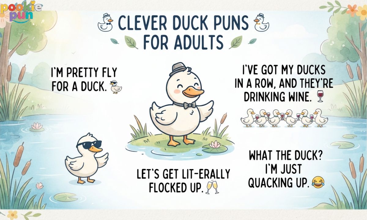 Clever Duck Puns for Adults