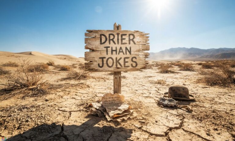 Drier Than Jokes