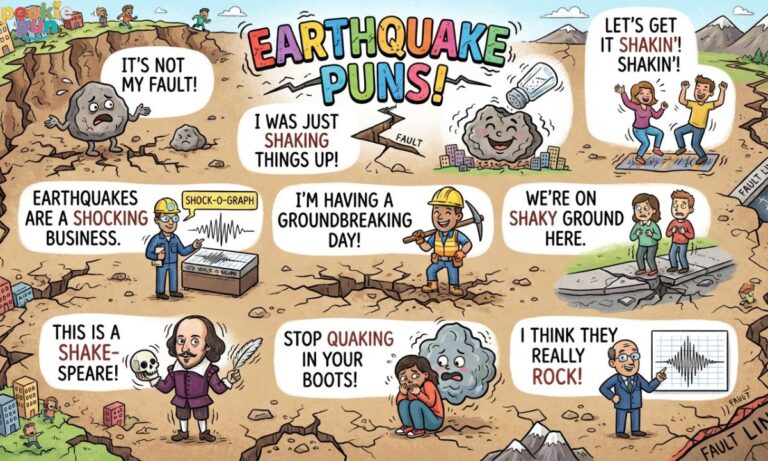 Earthquake Puns