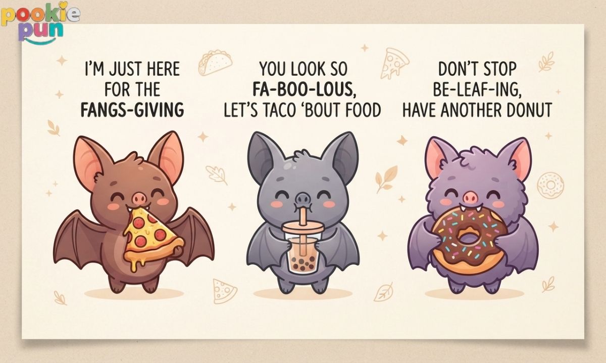 Foodie One-Liner Bat Puns