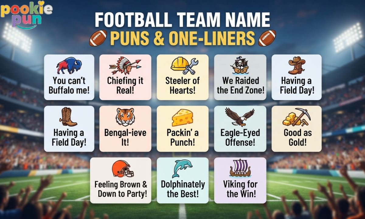 Football Team Name Puns 