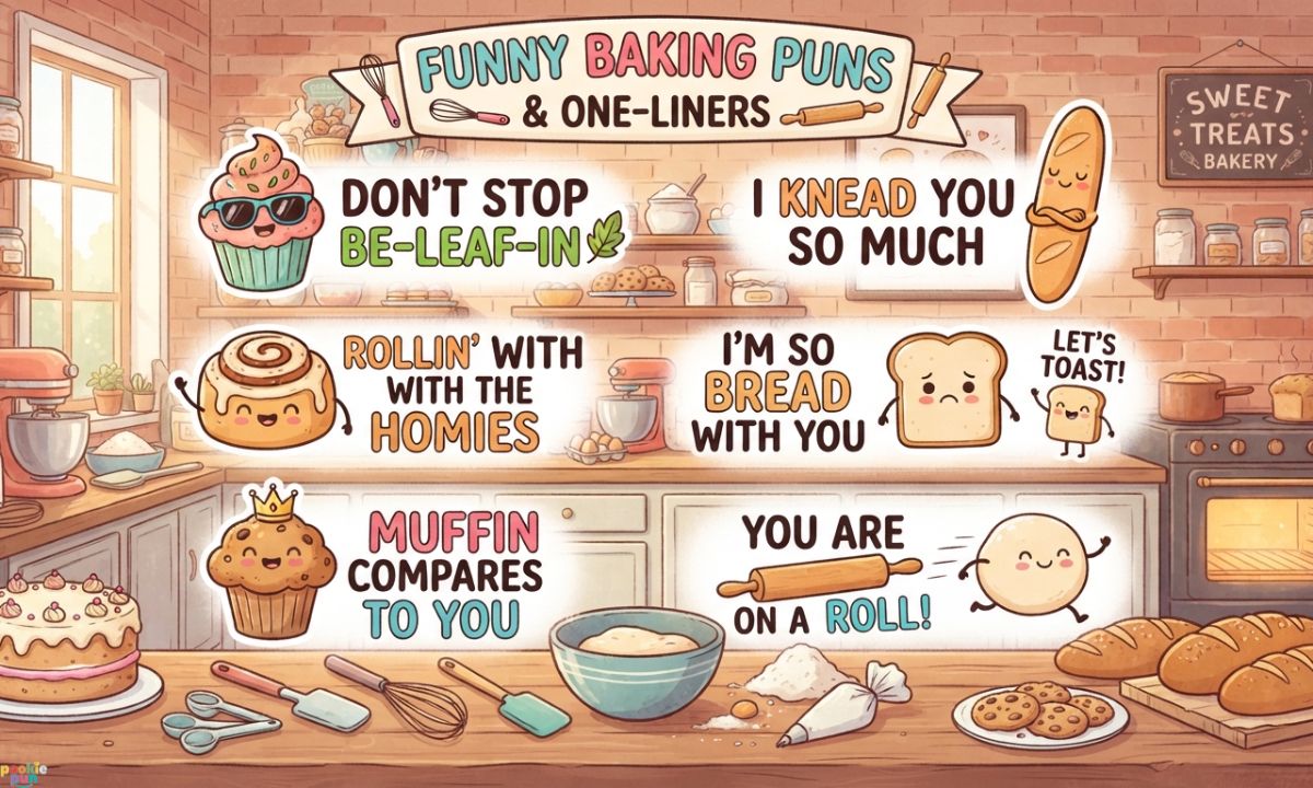 Funny Baking Puns One Liners