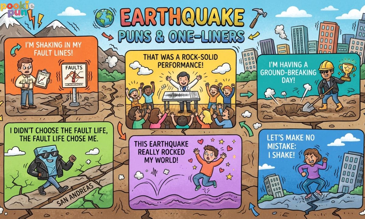 Funny Earthquake Puns One Liners