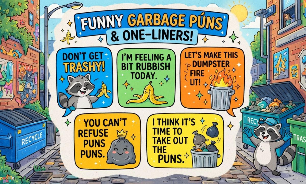 Funny Garbage Puns One Liners