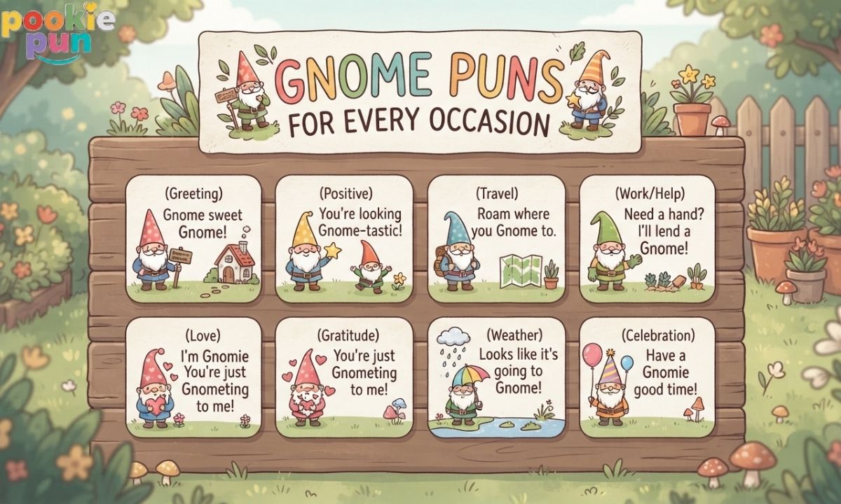 Gnome Puns for Every Occasion