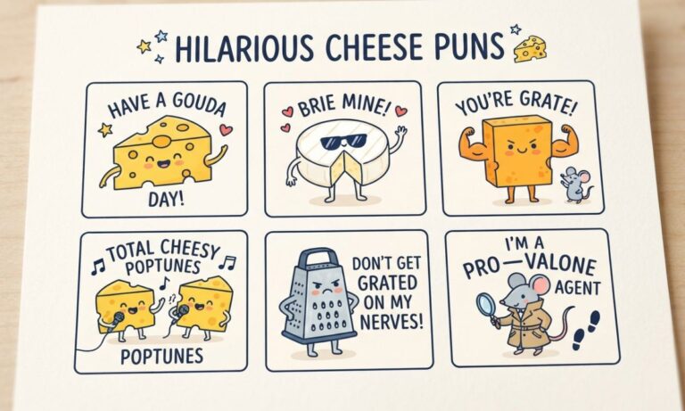 Hilarious Cheese Puns