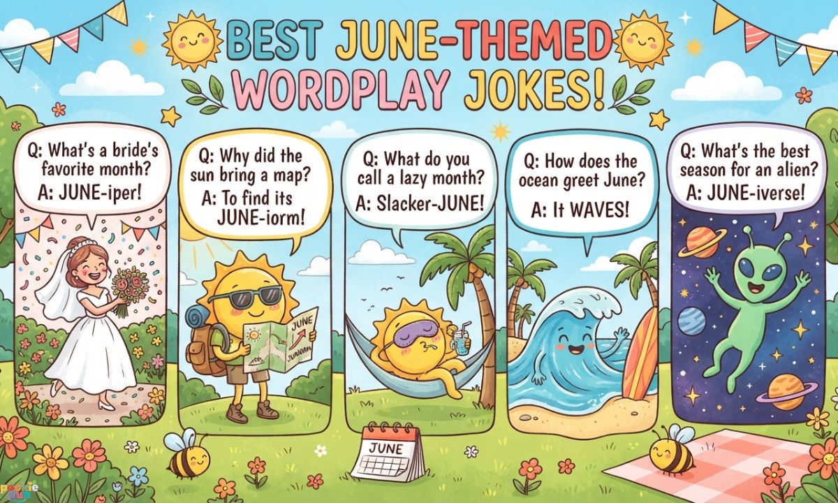 June-Themed Wordplay Jokes