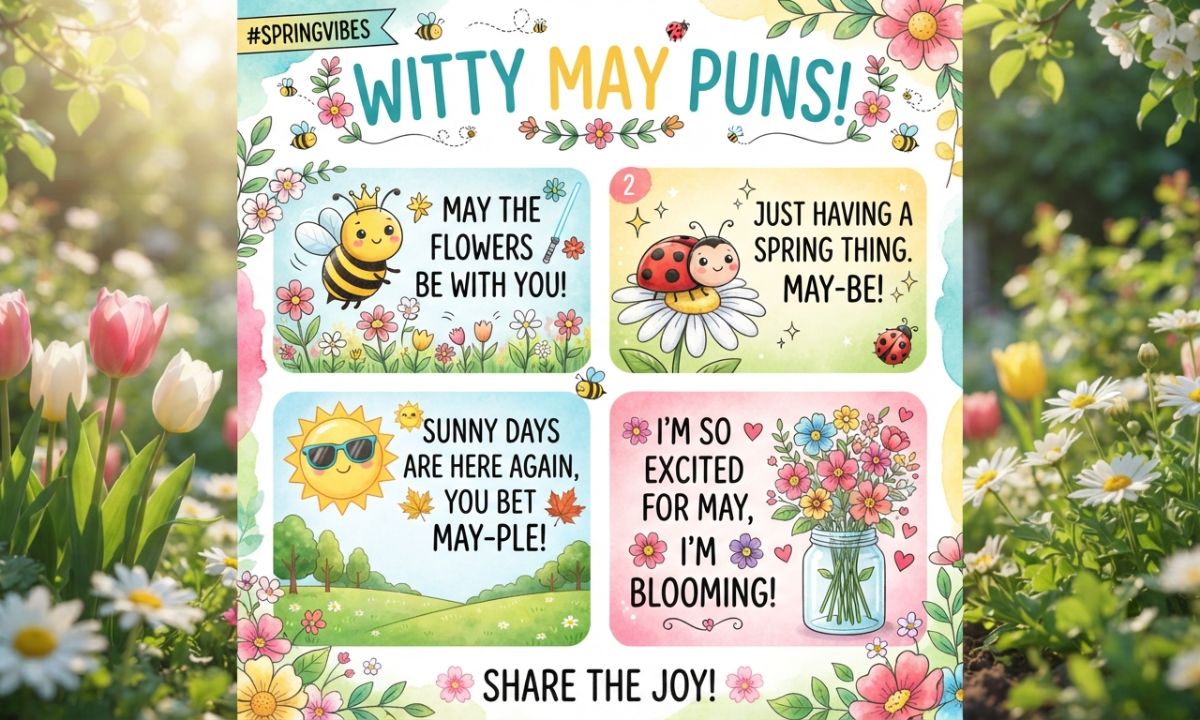 May Puns for Social Media