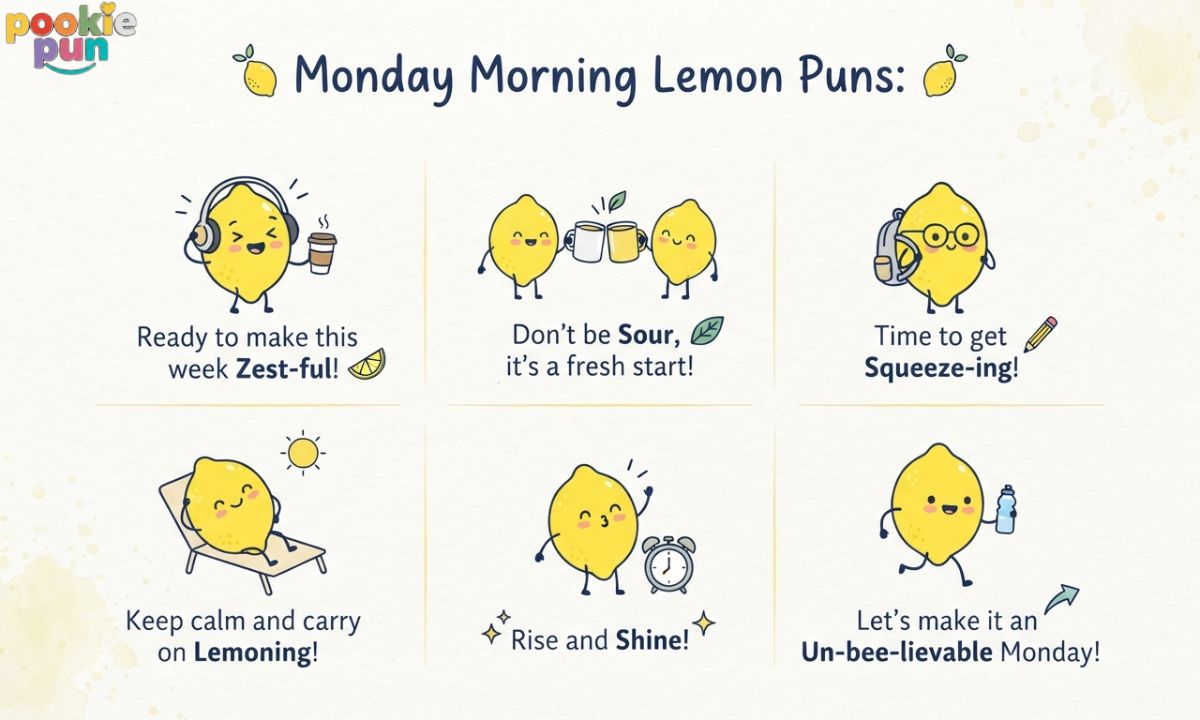 Monday Morning Lemon Puns