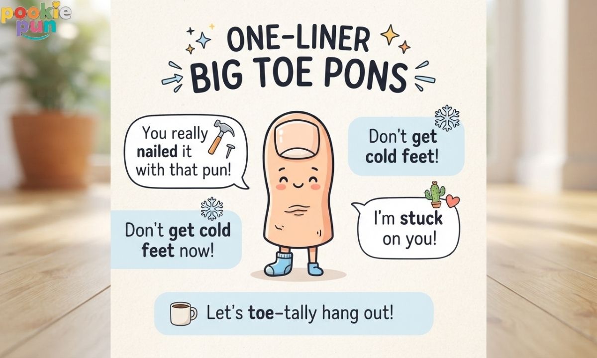 One-Liner Big Toe Puns