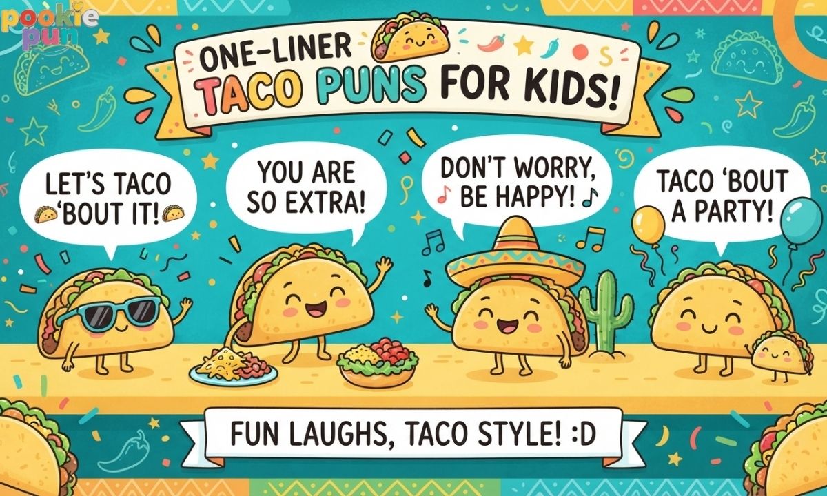 One-Liner Taco Puns for Kids