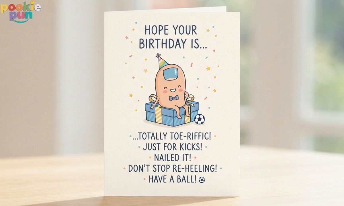 One-Liner Toe Puns for Birthday Cards