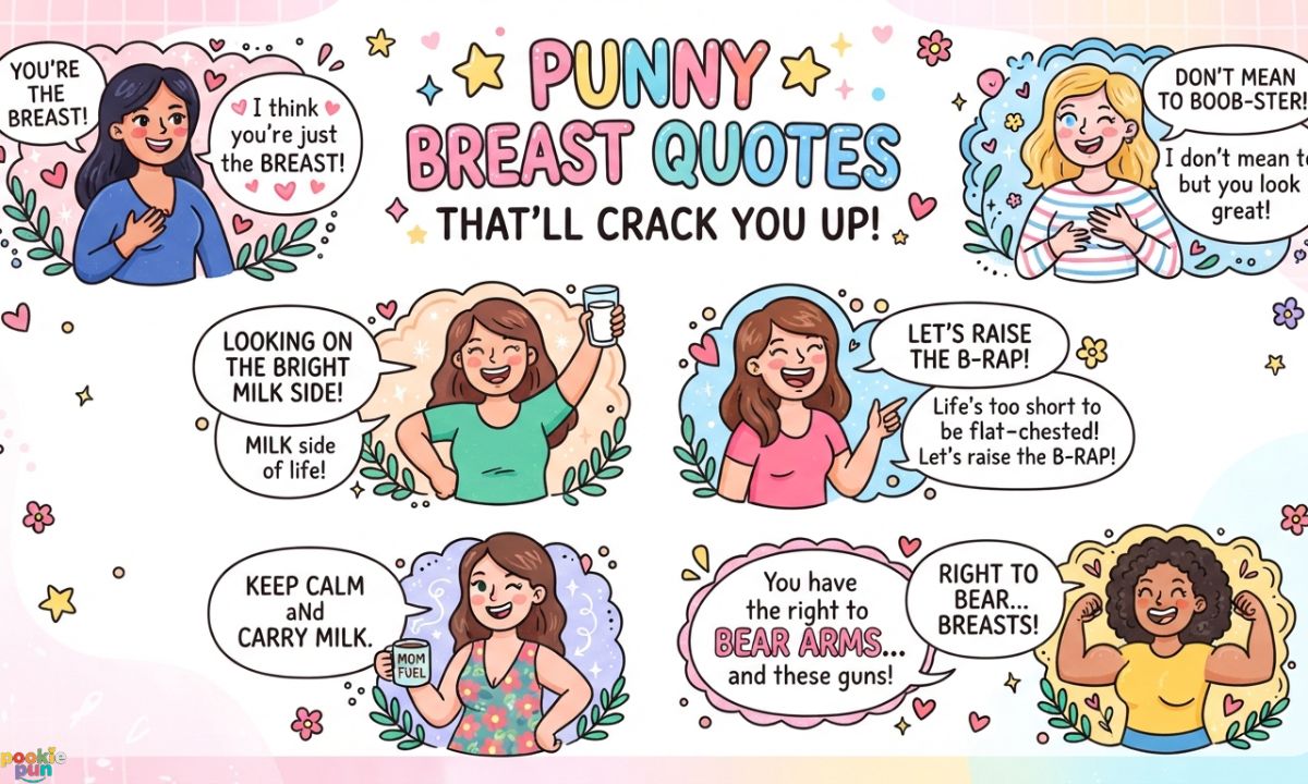Punny Breast Quotes 
