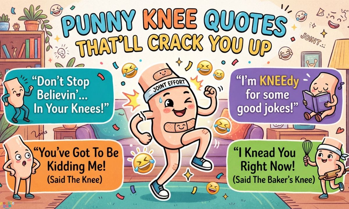 Punny Knee Quotes