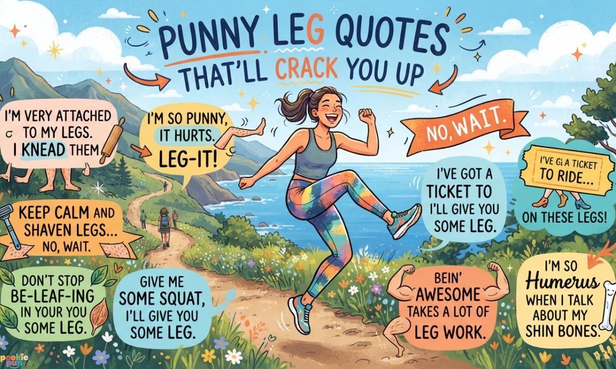 Punny Leg Quotes 