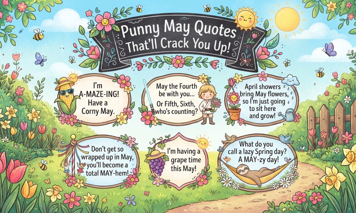 Punny May Quotes