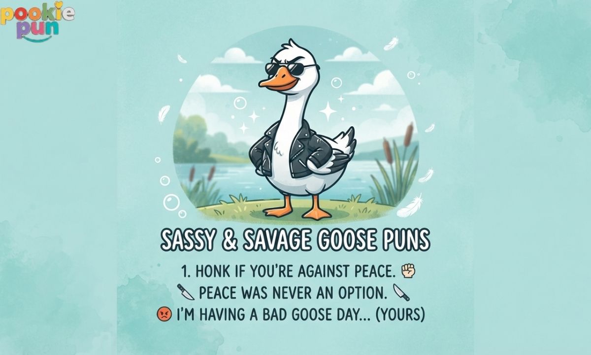 Sassy & Savage Goose Puns With Attitude