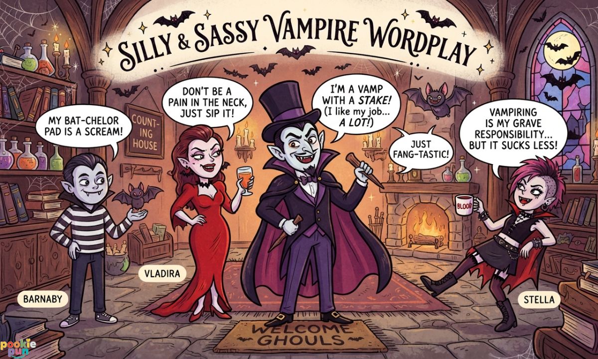 Sassy Vampire Wordplay