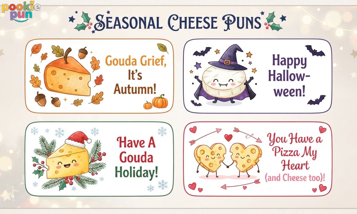 Seasonal and Holiday Cheese Puns