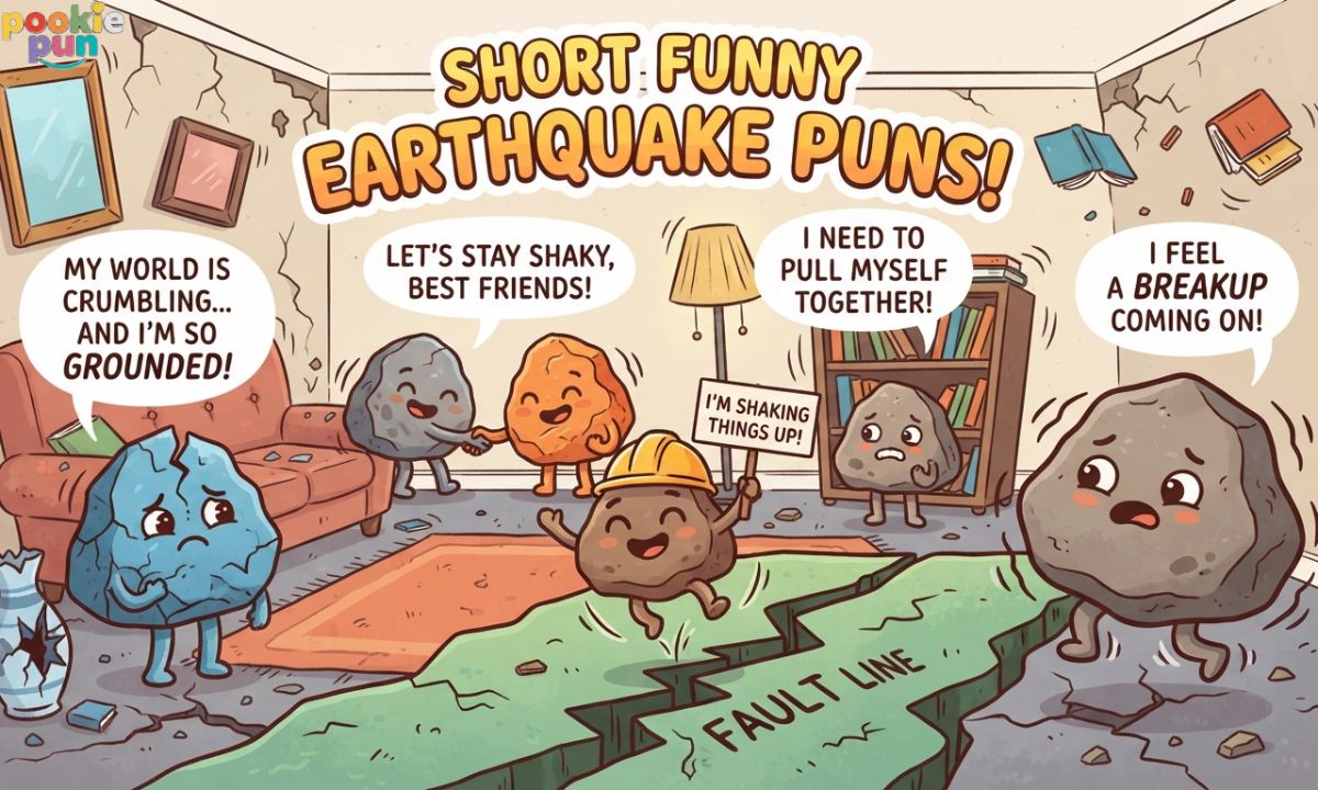 Short Funny Earthquake Puns