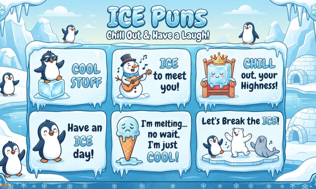 Short Funny Ice Puns