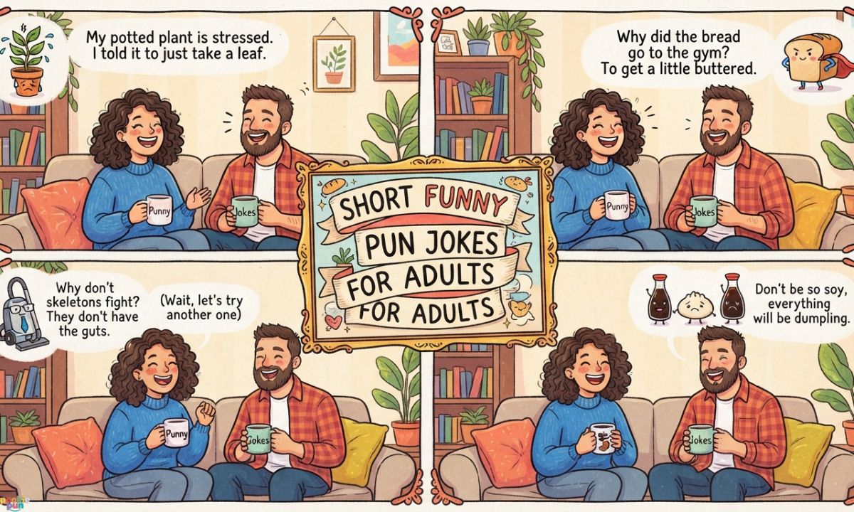 Short Funny Pun Jokes for Adults