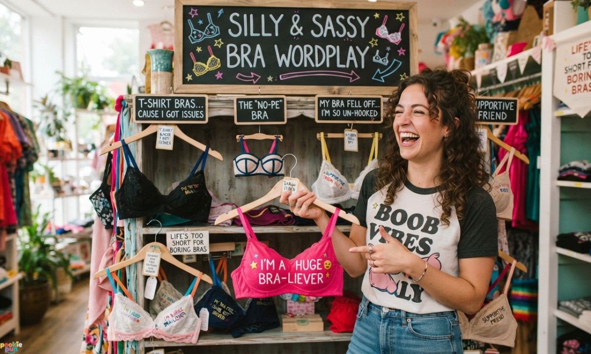 Silly & Sassy Bra Wordplay
