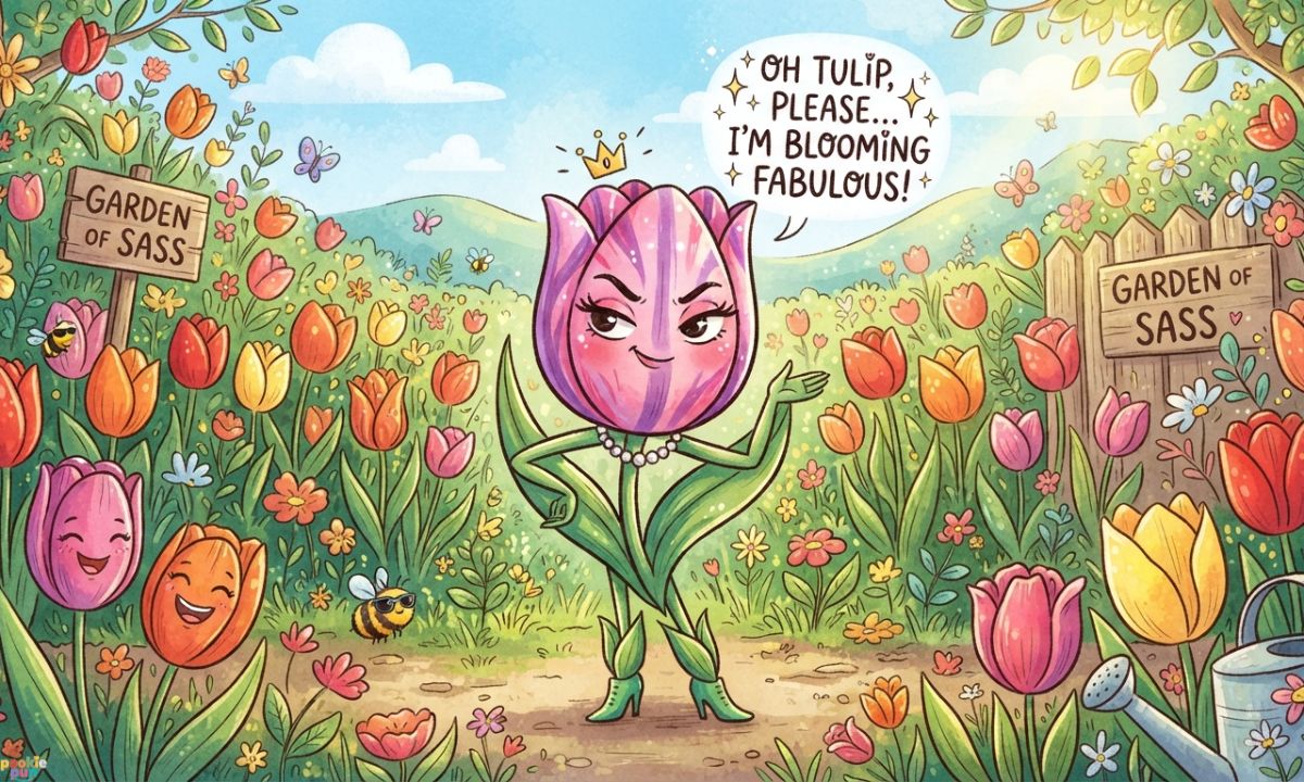 Silly & Sassy Tulip Wordplay